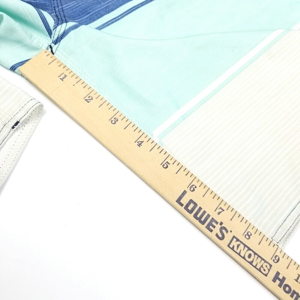 Rip Curl Striped Blue Board Shorts Swimwear Summer Trunks 9" 28 - Picture 6 of 9